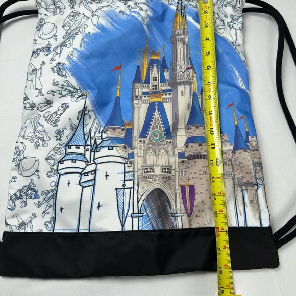 Walt Disney Castle Drawstring Backpack - Picture 4 of 8